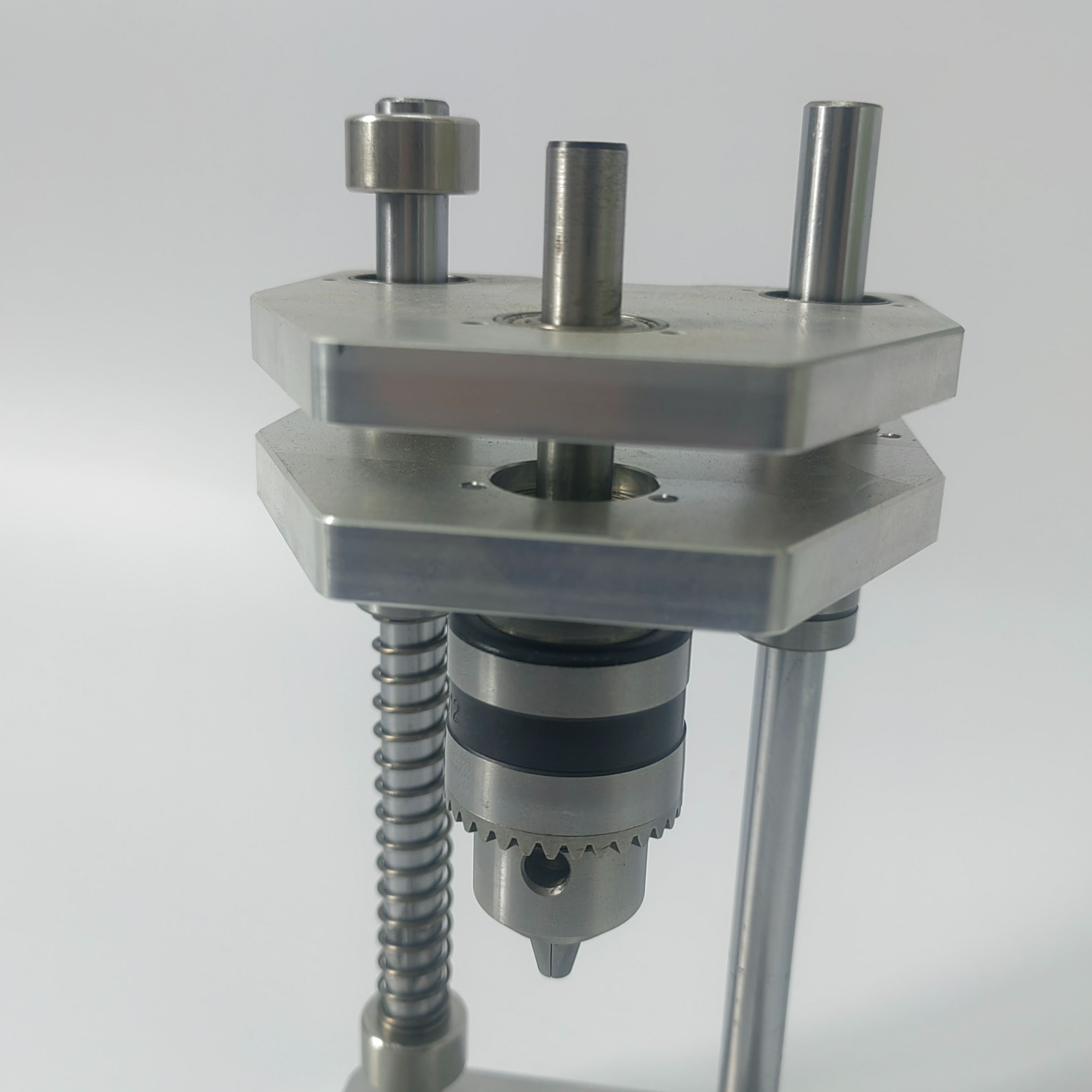 Precision Vertical Drill Guide for Handheld Drills | Aluminum Profile & Woodworking Drill Press Stand