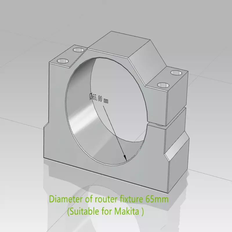 Tianli Handheld Mortiser Router fixture base 65mm(Makita)&69mm(DeWalt)