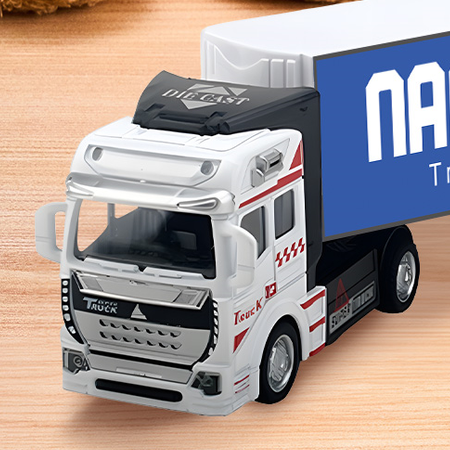 Personalized toy truck, Customized With Name on The Side of The Truck Customized Model Toy Truck