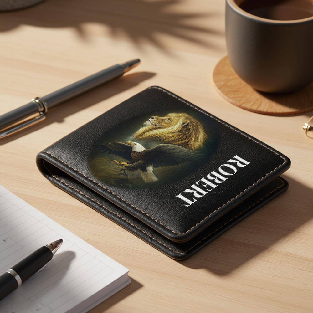 Not Ashamed Of The Gospel Personalized Name Folded Wallet For Men - MyHawaiianShirts