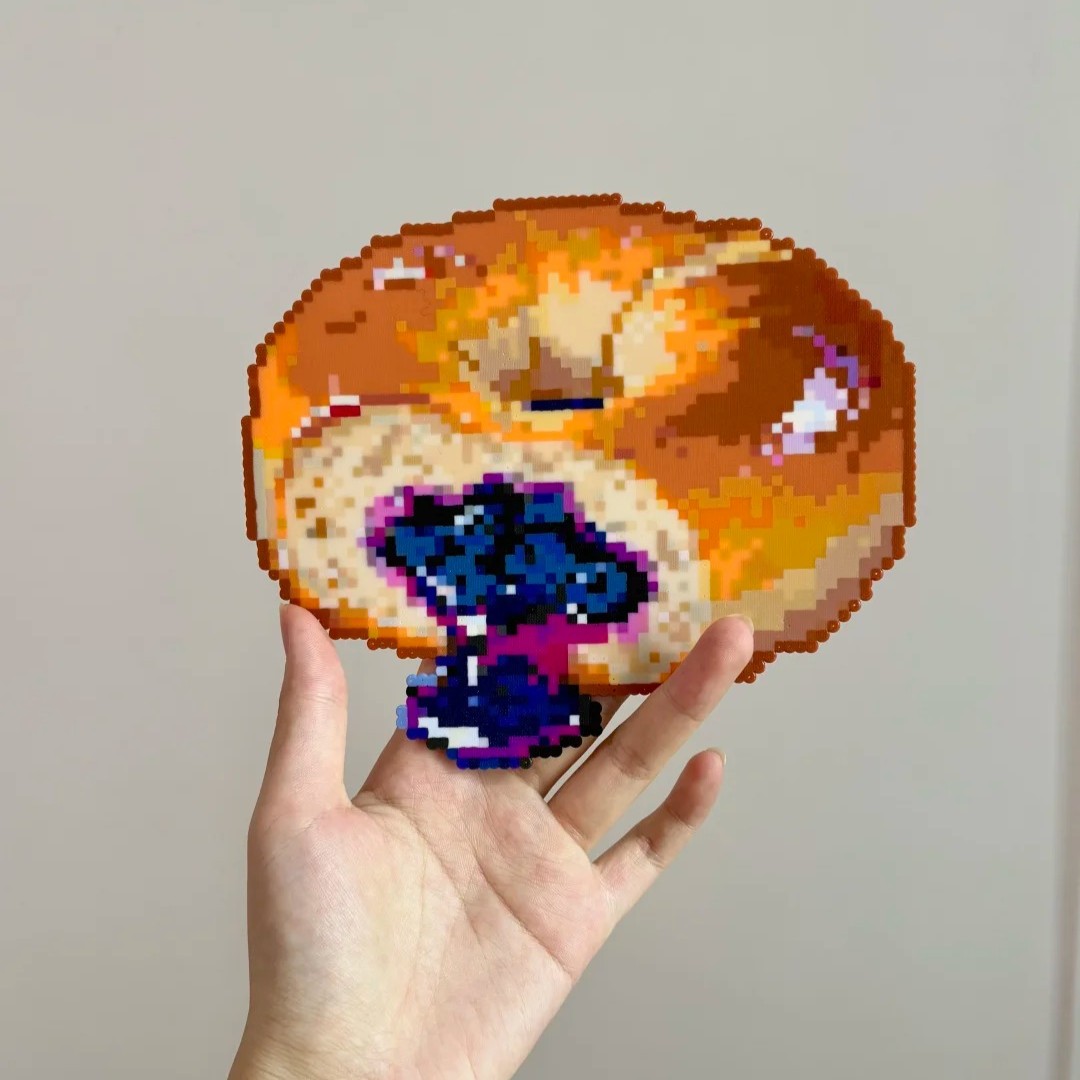 DIY Pixel Perler Beads Kit – Creative Craft Set for Keychains, Frames, Ornaments & Holiday Gifts