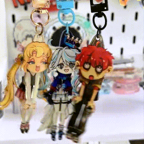 Personalized Acrylic Keychain with Photo Custom Bag Charm Gift