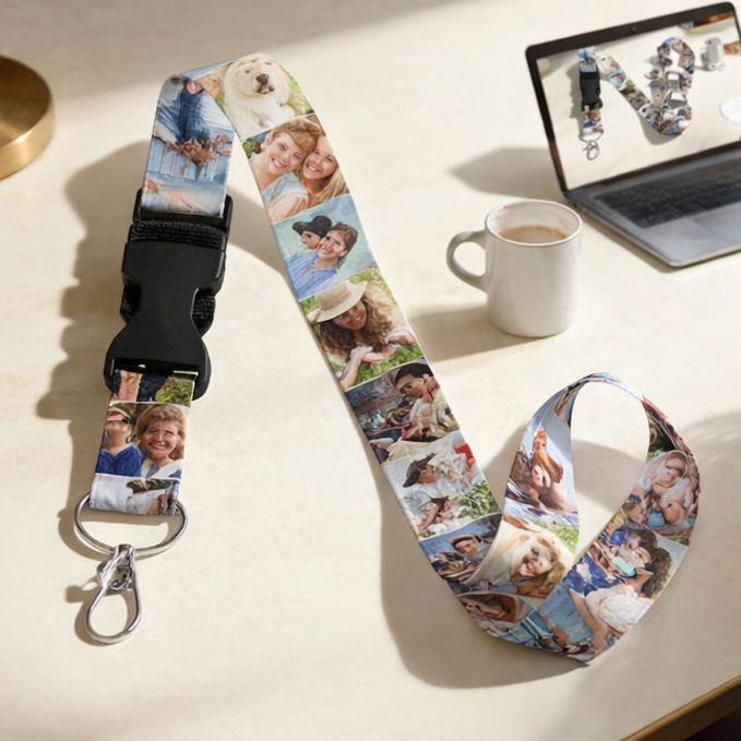 Personalized Photo Neck Lanyard