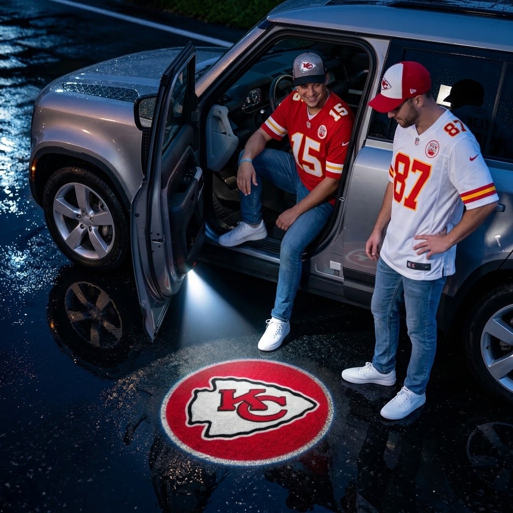 Football Team Car Door Projector Lights | Custom Logo LED Welcome Gift