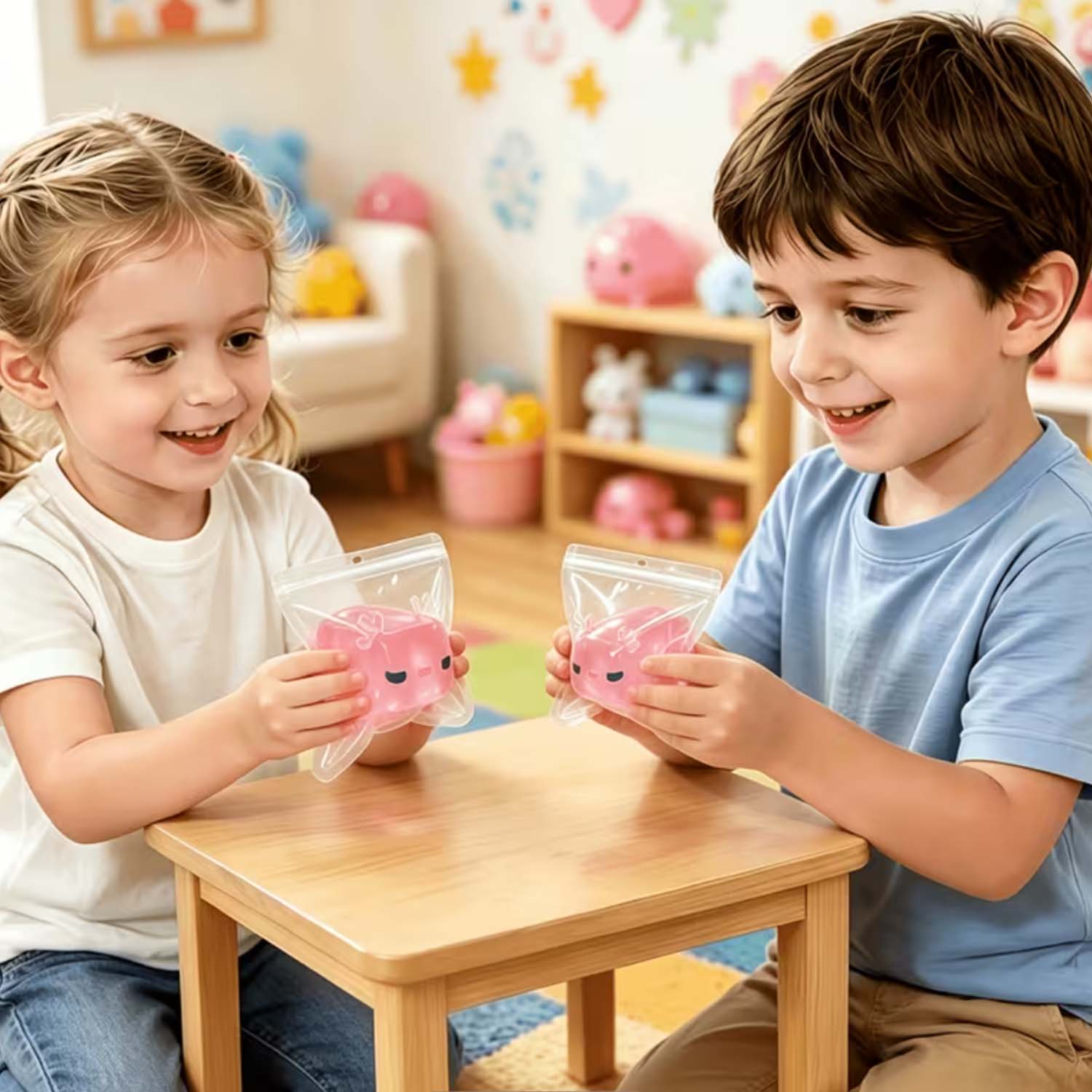 Creative Axolotl Squishy Toy – Cute Animal Stress Relief Squeeze Toy for Fun and Relaxati