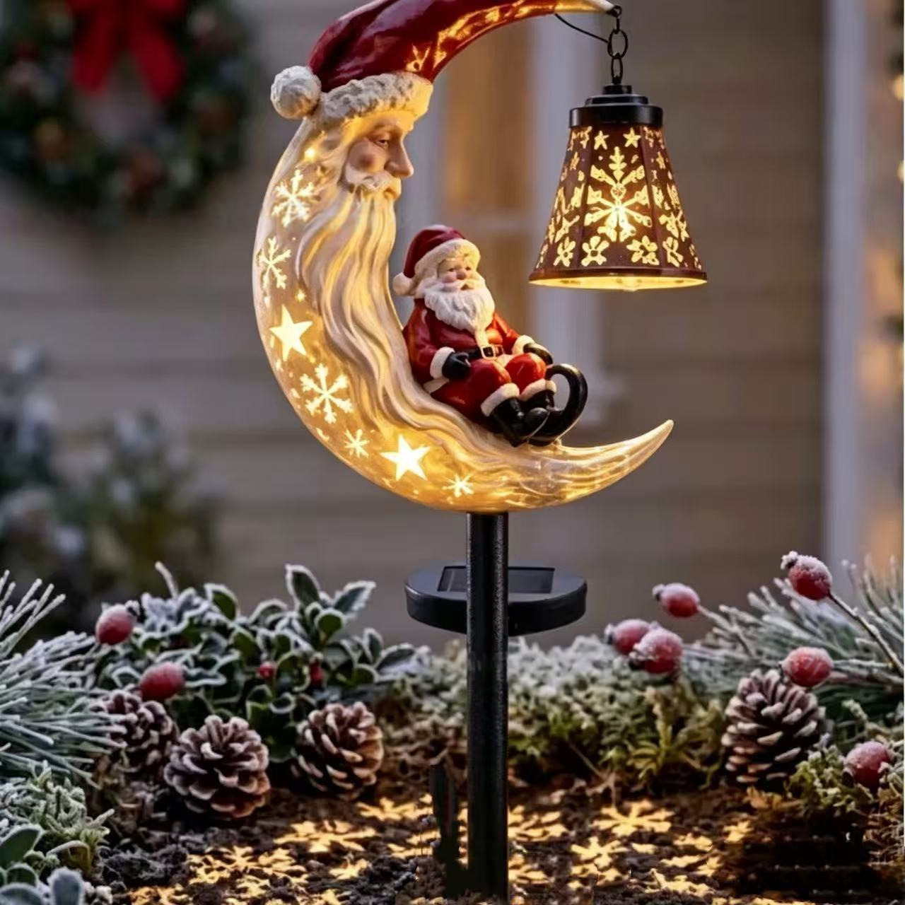 Solar Garden Stake Lights – Halloween & Christmas Outdoor Solar Lights, Seasonal Yard & Garden Decorations