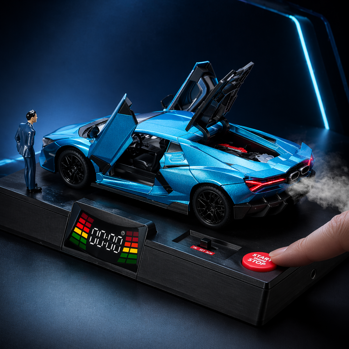 Hypercar Alarm Clock Hypercar LED Display