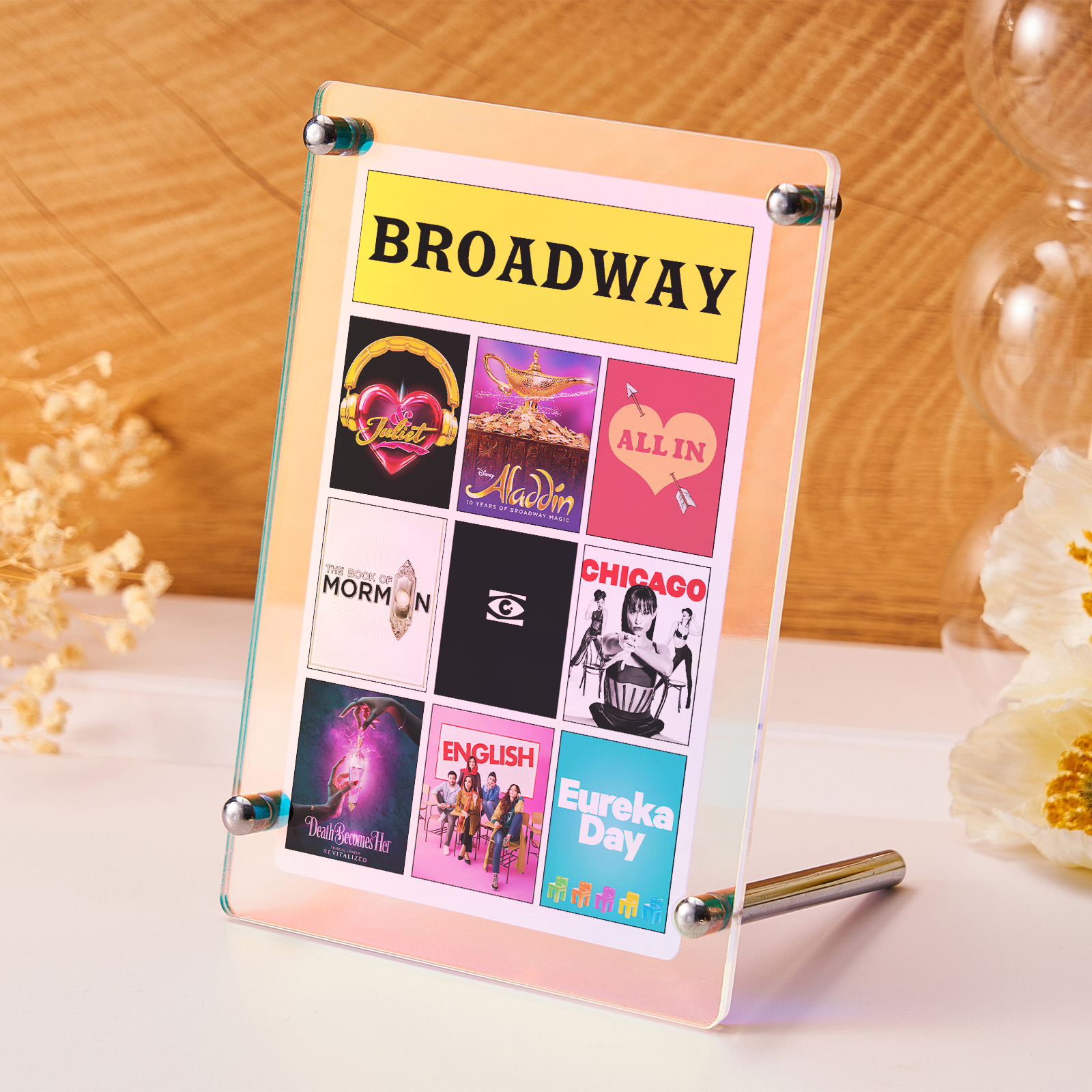 Custom Broadway Poster Display - Broadway Show Poster Printing | Broadway, Musicals, Acrylic Board Display Acrylic Plaque