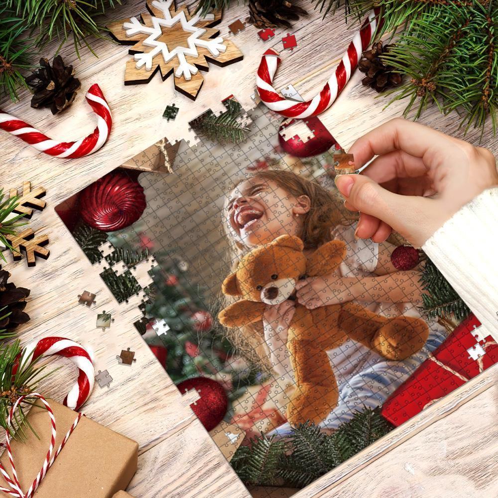 Custom Puzzle From Christmas Photo Puzzle for Family 35, 150, 300, 500, 1000 Piece