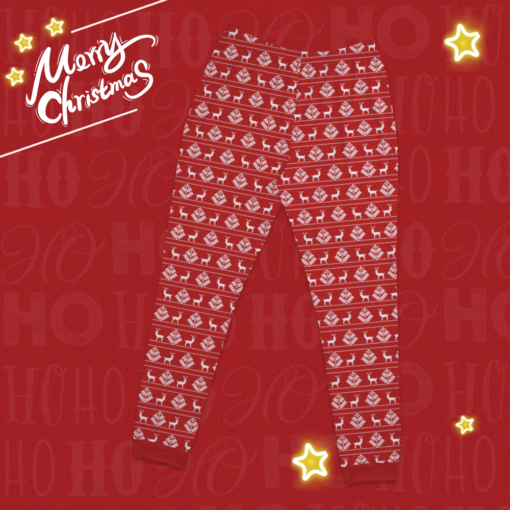 Custom Face Merry Christmas Personalized Pajamas-Pajama Bottoms