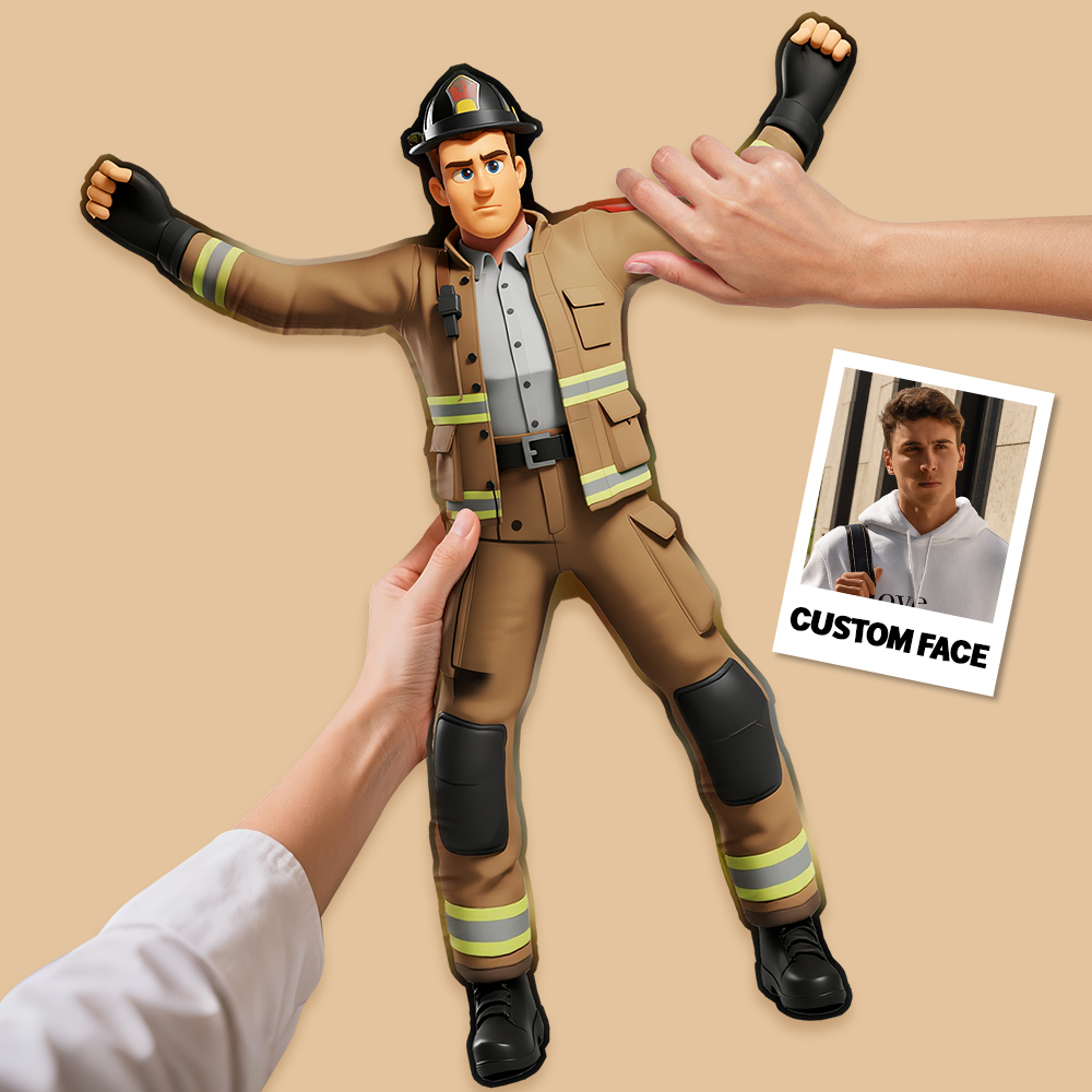 Poupée Articulée Personnalisée Avec Visage De Dessin Animé, Porte-clés Poupée Personnalisé, Mini-poupée Personnalisée Avec Tête Seule, Personnage Hilarant