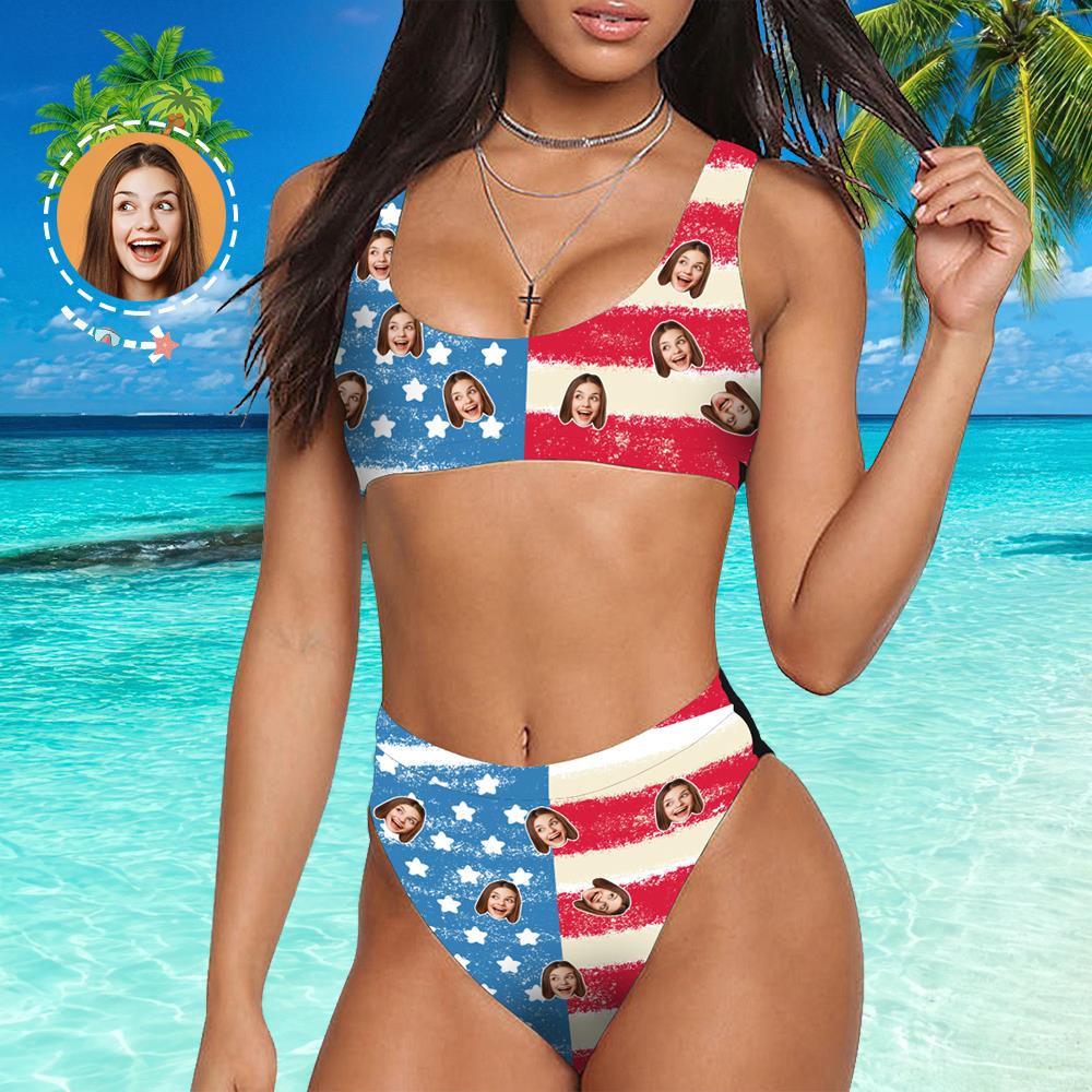 Face Bikini | Custom Bikini | Women's Swimwear