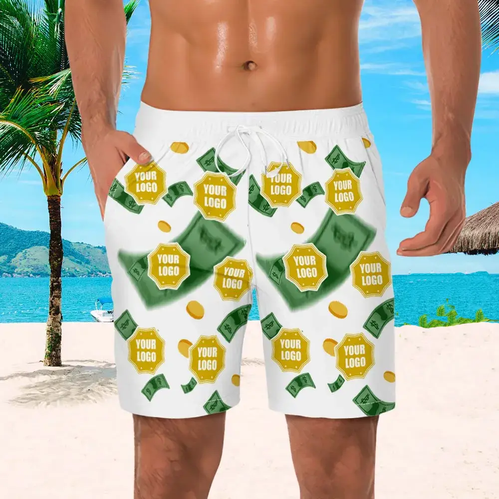 Custom Logo Swim Trunk Unqiue Gifts For Him - Money