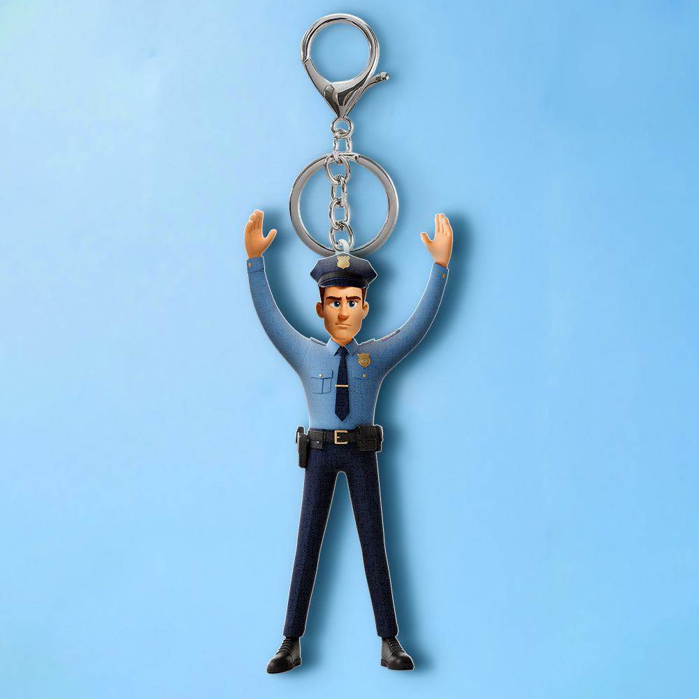 Custom Face Twistable Mini Me Keychain Personalized Doll Keychain Twist, Pose & Funny Gift