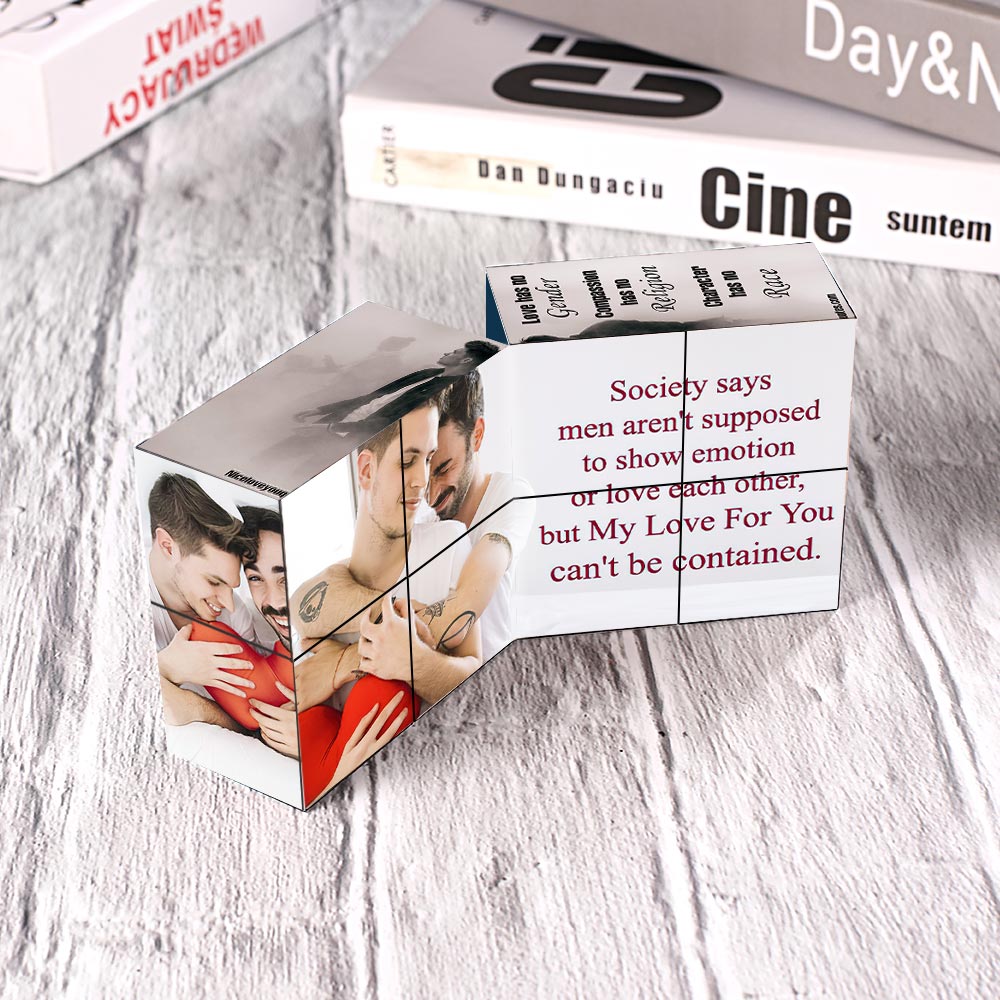 Custom Magic Folding Rubic's Cube Man to Man Gay Gift Ideas LGBT Gifts - MyHawaiianShirts