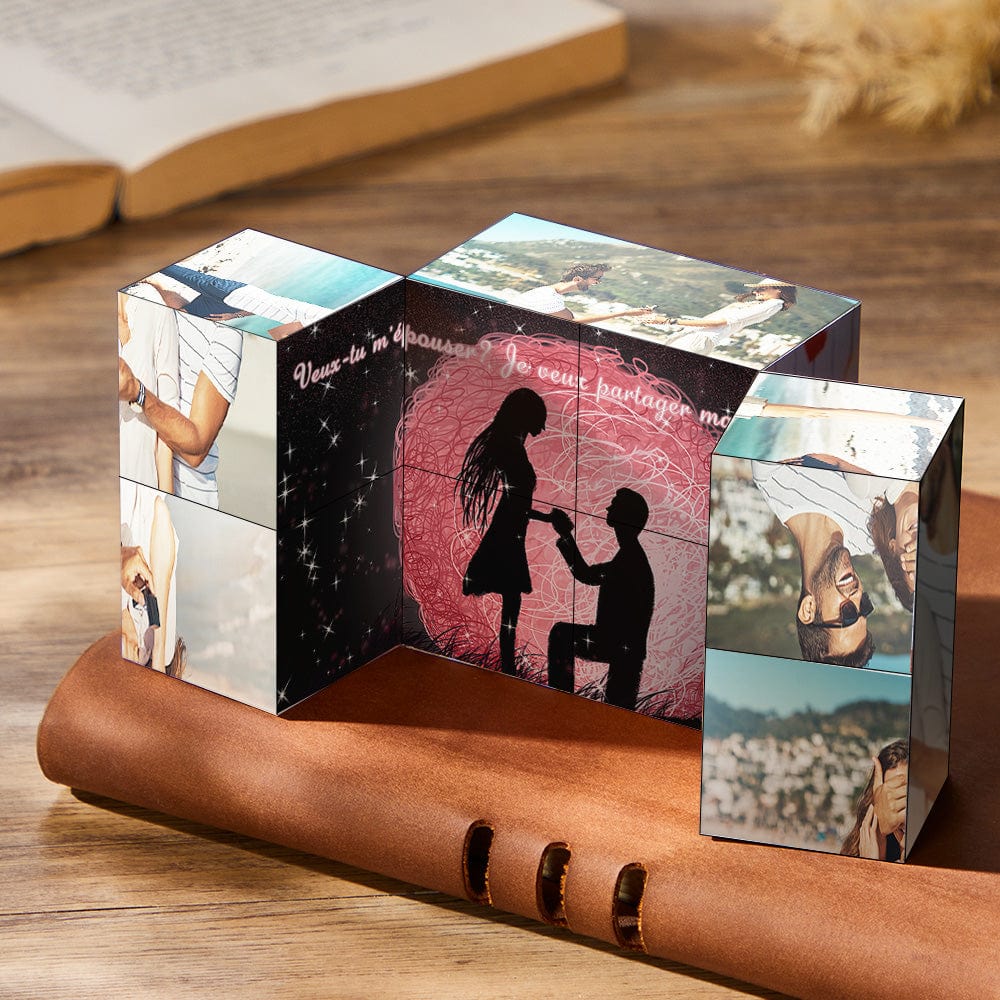 Custom Rubic's Cube Infinity Photo Cube Home Decoration Propose Marriage Gifts - MyHawaiianShirts