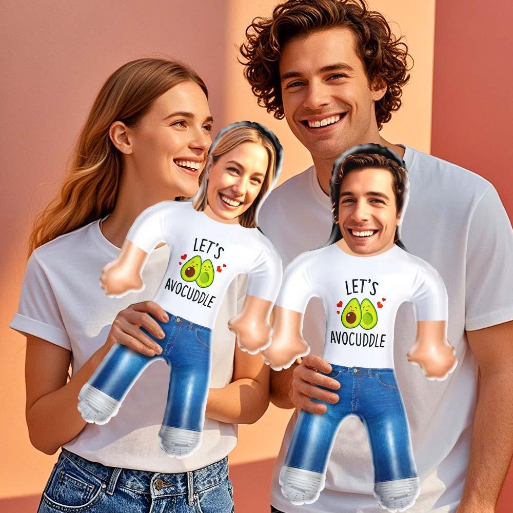 Custom Funny Blow Up Doll Inflatable Air Minime Gift - Let's Avocuddle - MyHawaiianShirts