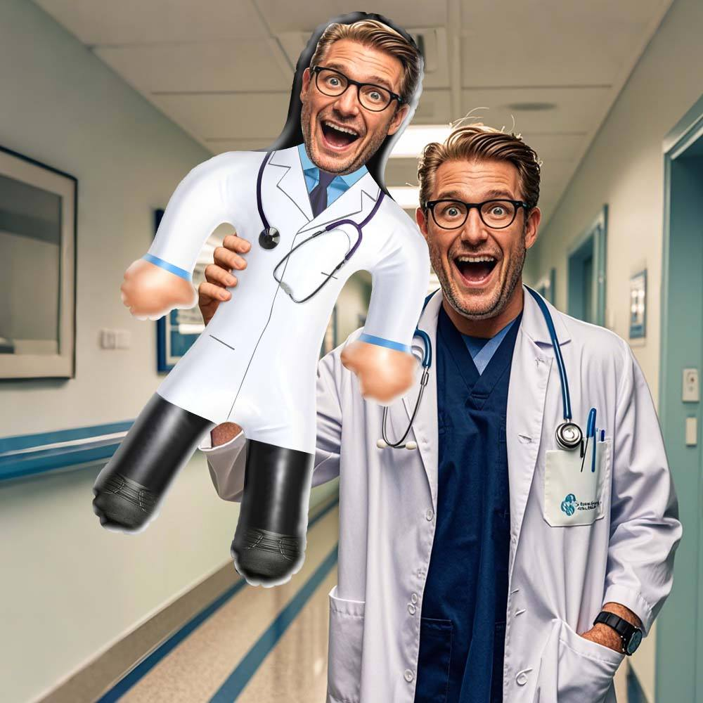Personlized Doctor Air Minime Doll Funny Blow Up Doctor Dolls Inflatable Gifts - MyHawaiianShirts
