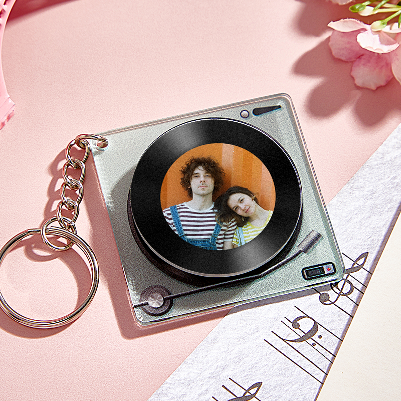 Custom Mini Album CD Keychain Personalized Music Gift Music Lover Keychain CD Album