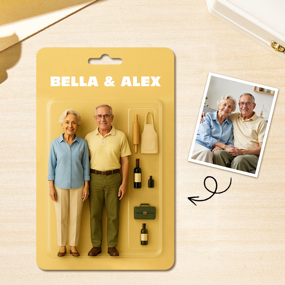 Custom Acrylic Keychain  Personalized Matching Keychains for Couple  Unique Gift Idea Double the Love - MyHawaiianShirts