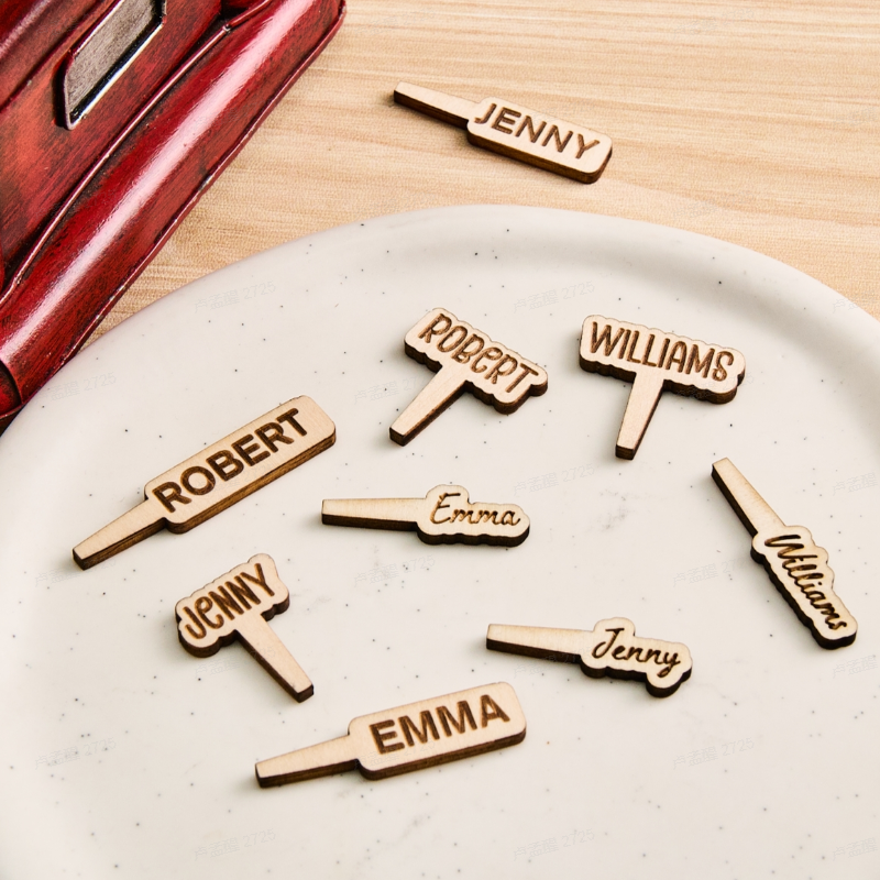 Custom Wooden Names Pegs Cribbage Board Pegs For 2 Players ( Every player gets 2 pegs)