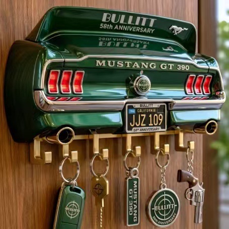 Classic Car Key Hook Wall Mount Vintage Style Key Holder Decorative Wall Hook Gift for Car Lovers