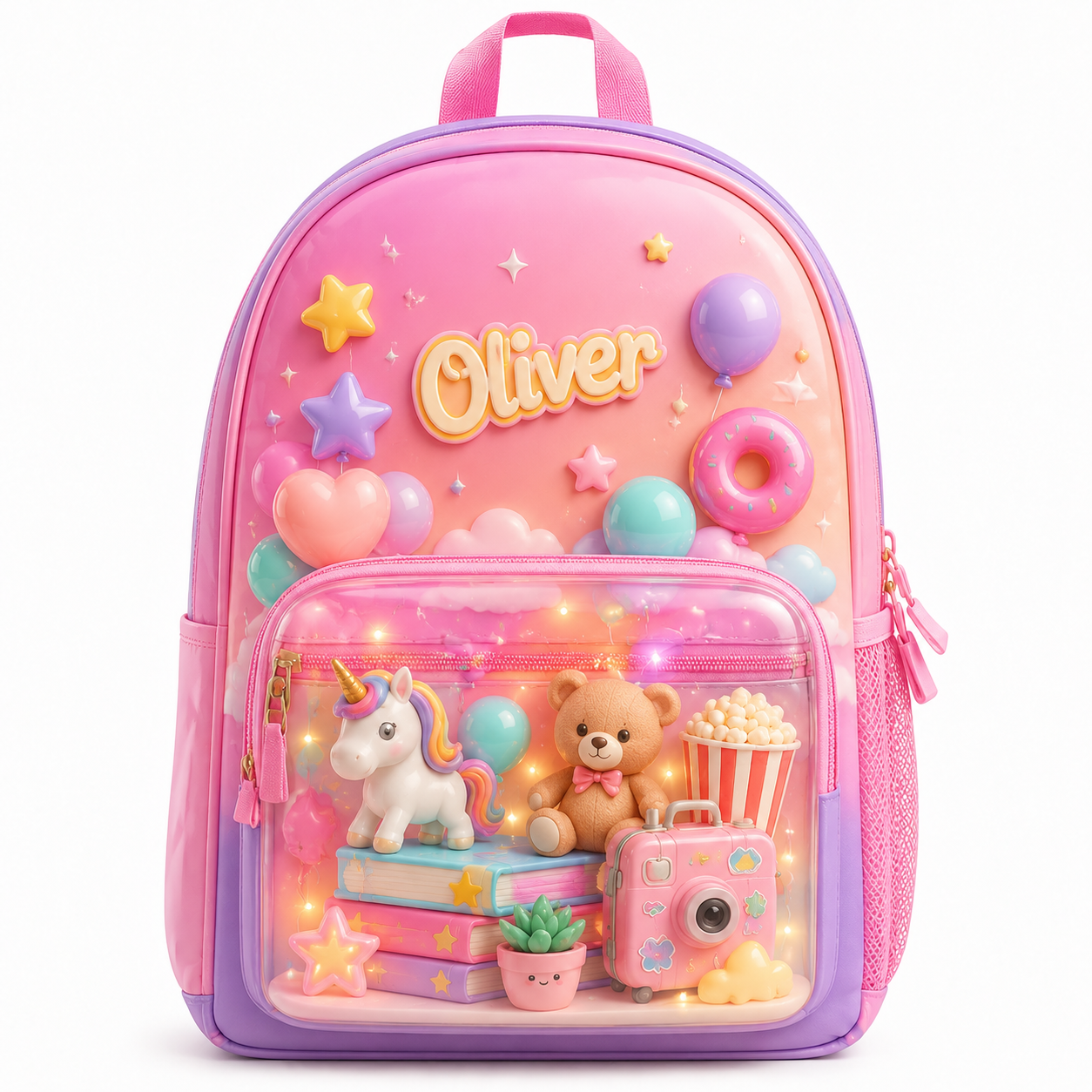 Custom Printed Multi-Theme Backpack | Personalized Name School & Sports Daypack