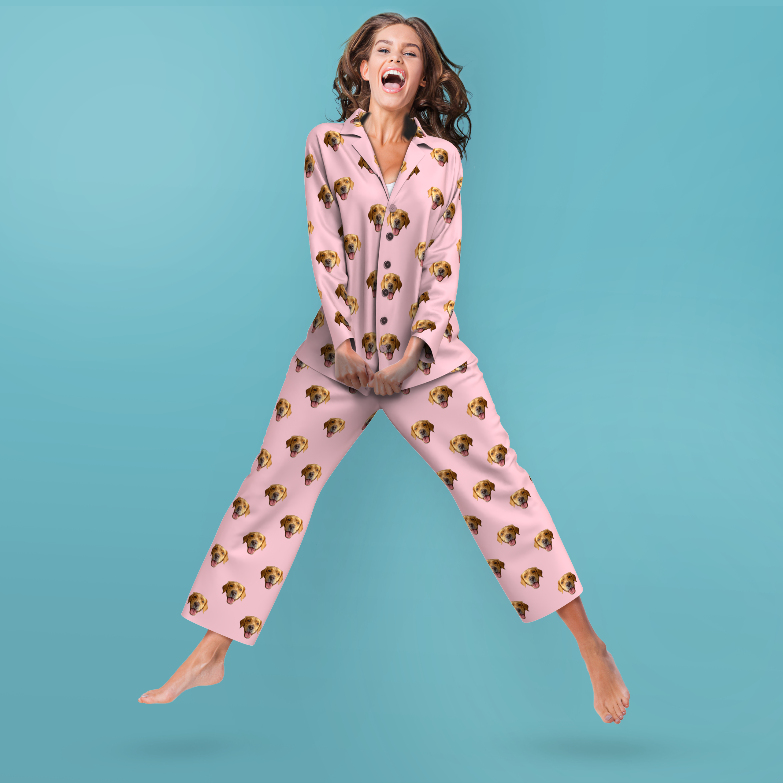 Custom Face Pajamas - Dog