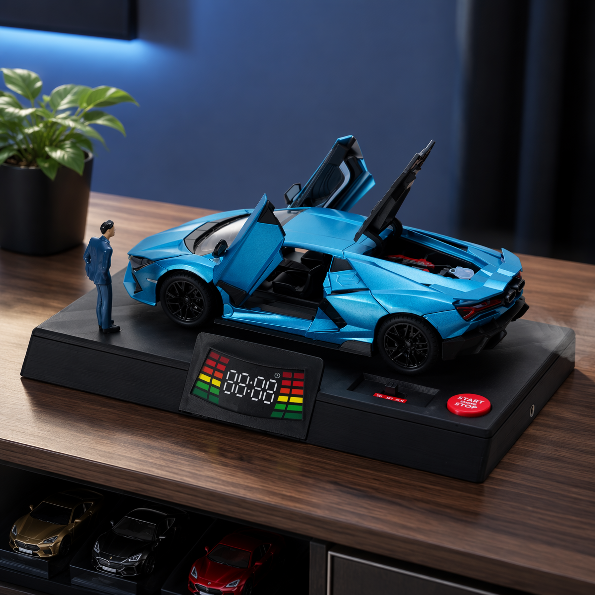 Hypercar Alarm Clock Hypercar LED Display