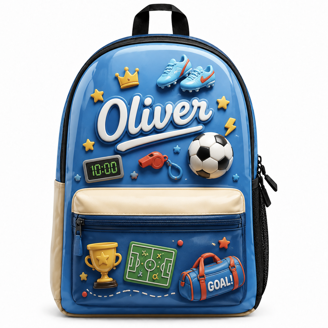 Custom Printed Multi-Theme Backpack | Personalized Name School & Sports Daypack