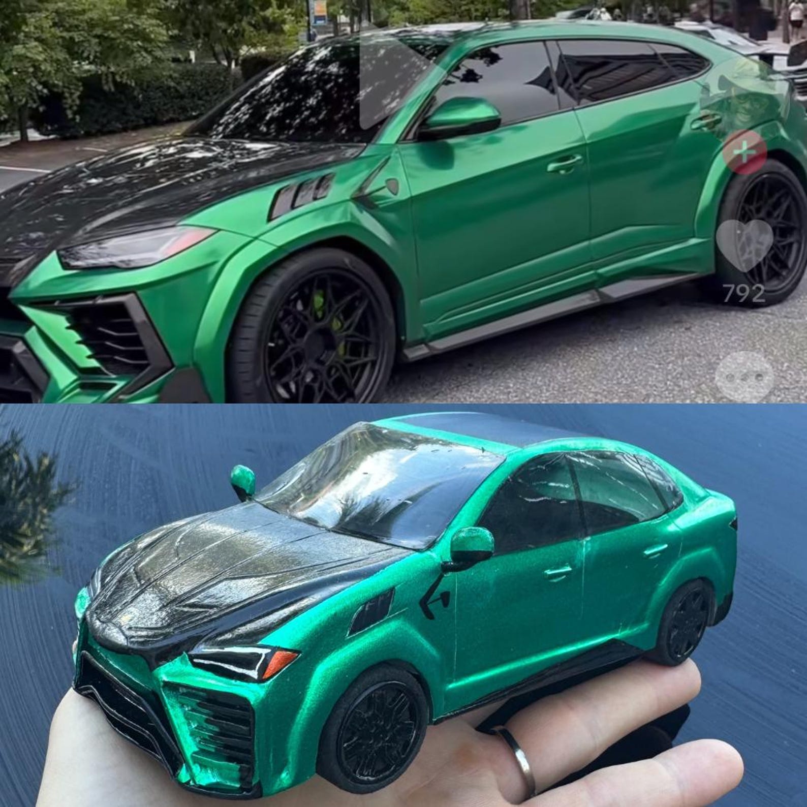 Custom 3D Car Replica Frame Personalized Automotive Wall Art Car Enthusiast's Treasured Gift