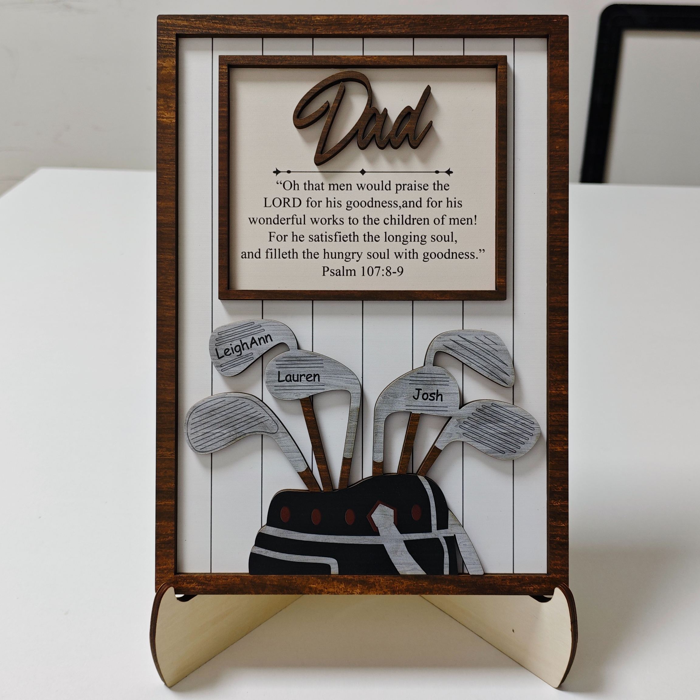 Golf Wooden Sign Wooden Plaque Father's Day Gift