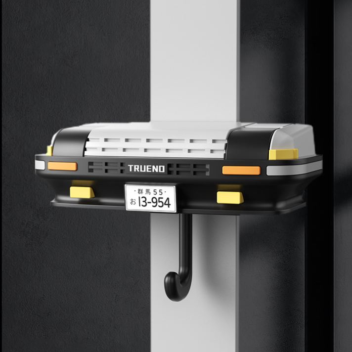 Car pop-up headlight key hook