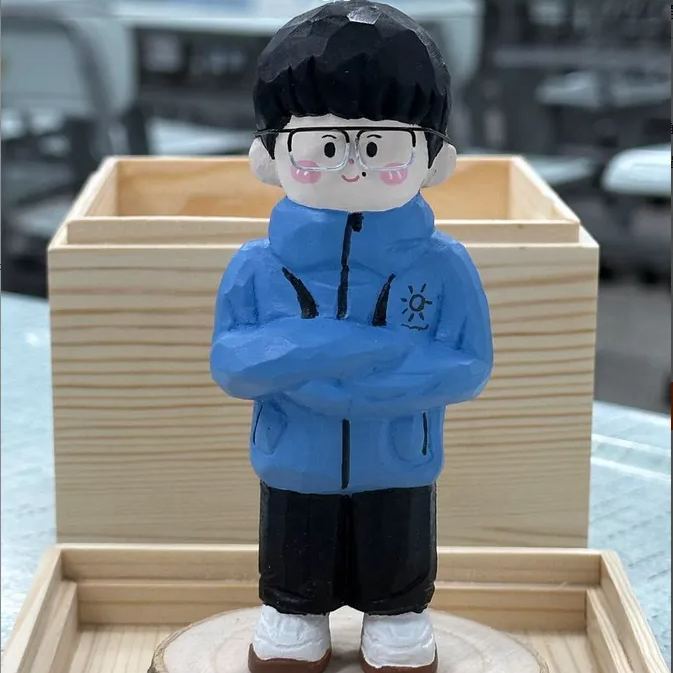 Custom Wooden Photo Figurines Personalized Flat or 3D Handcrafted Mini Figures