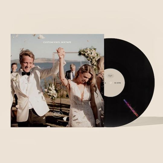 Custom Mixtape Vinyl Record: Personalized Music & Photo Album