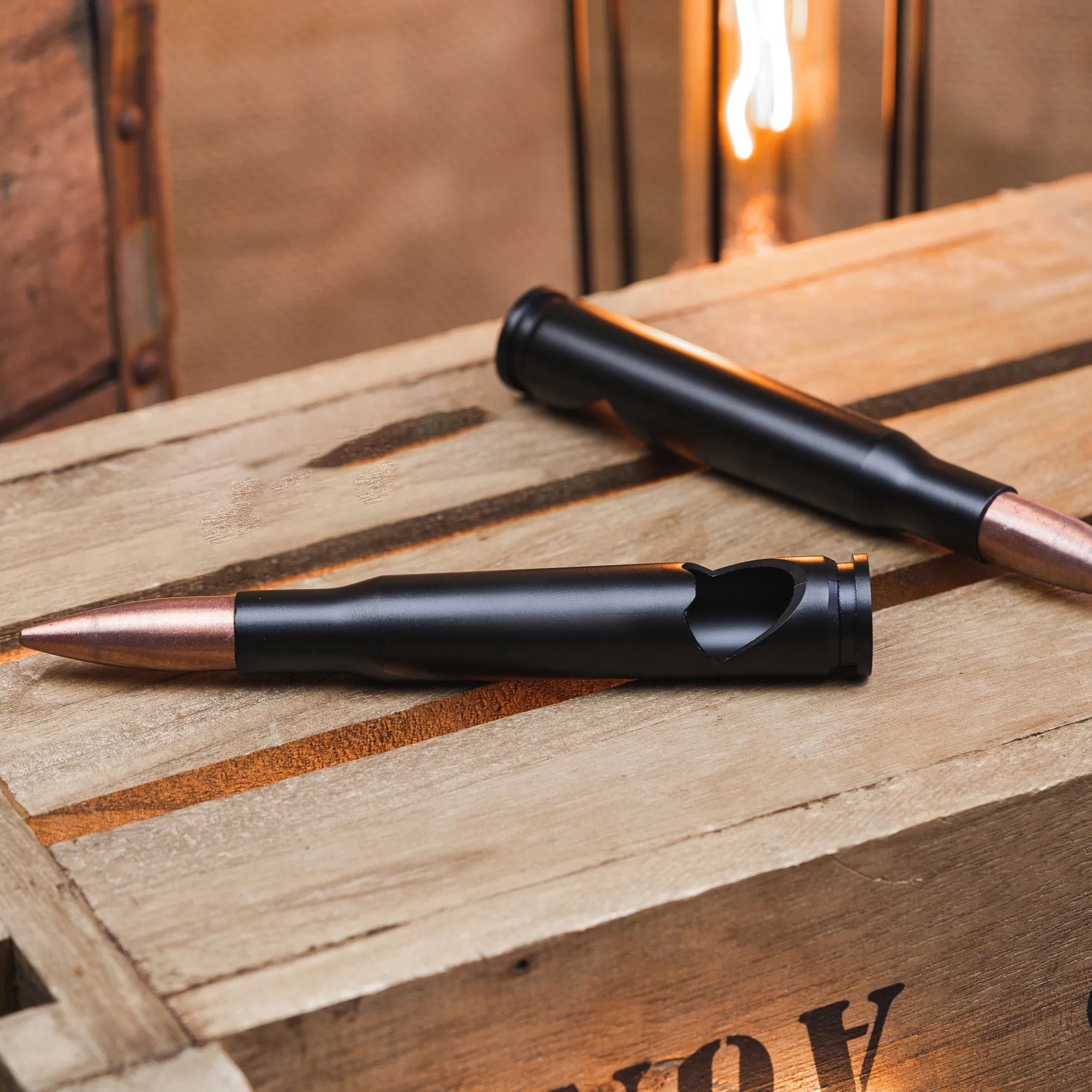 Personalized 50 Caliber Bottle Opener – Custom Engraved Bullet Gift for Men, Groomsmen & Beer Lovers