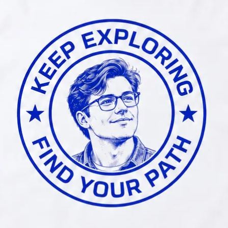 Custom Photo Portrait Stamp T-Shirt, Personalized Circular Emblem T-Shirt with Custom Top & Bottom Text