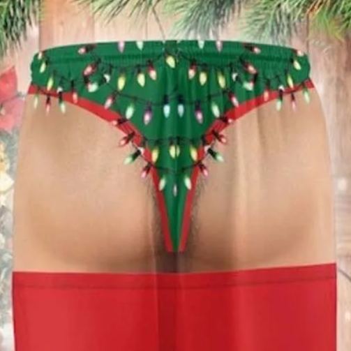 Funny 3D Printed Novelty Boxer Shorts, Plaid Drawstring Lounge Pants for Christmas Parties