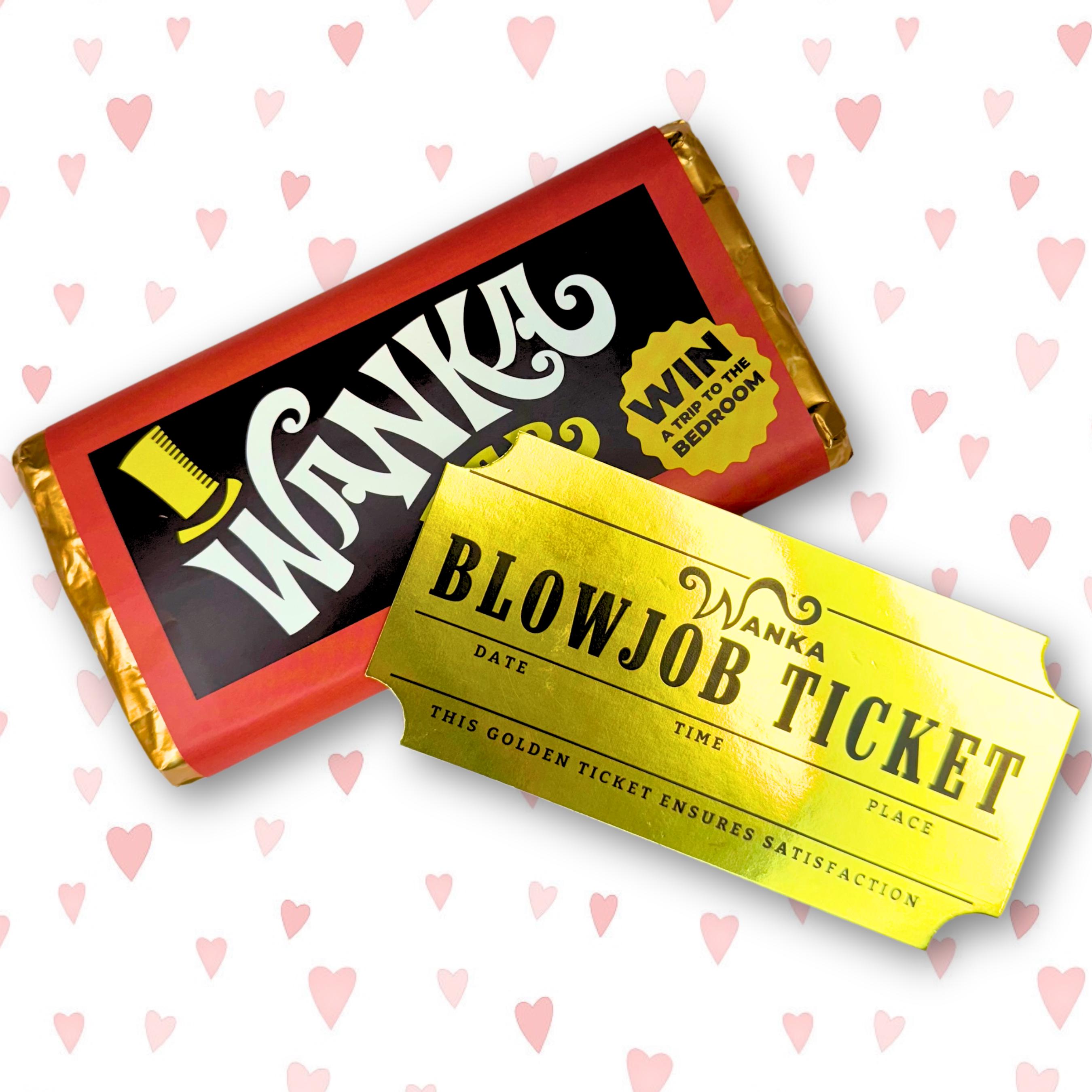 Custom Golden Ticket for Him Gift for Boyfriend, Gift for husband, Valentines Gift for man, funny gift, birthday gift for him