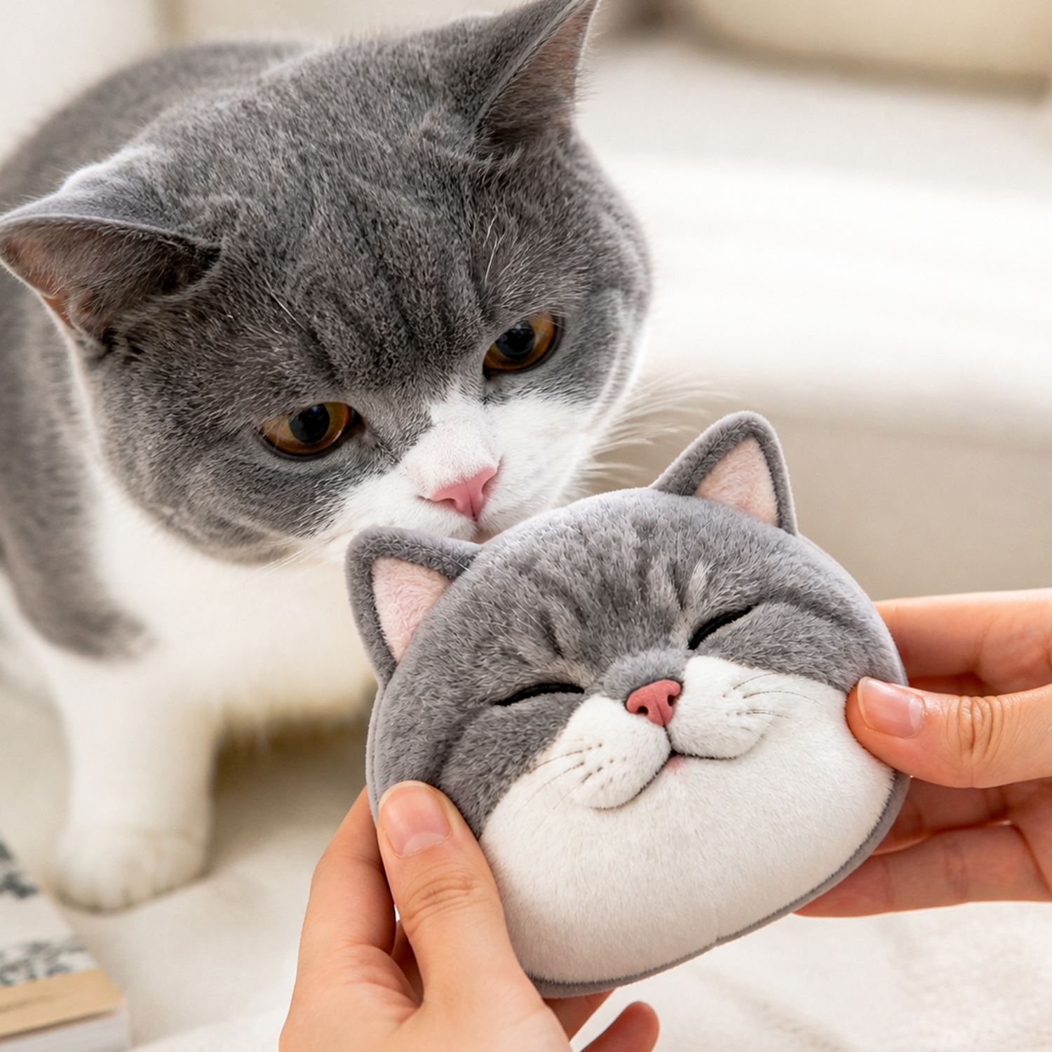Custom Pet Squishy Toy – Personalized Dog or Cat Head Stress Relief Gift for Christmas, Valentine’s Day & birthdays