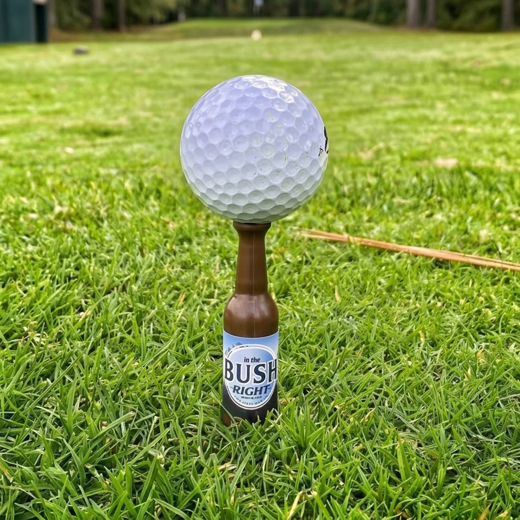 Beer Bottle Golf Tees – Funny Golf Accessories & Novelty Gift for Men, Golfers & Beer Lovers