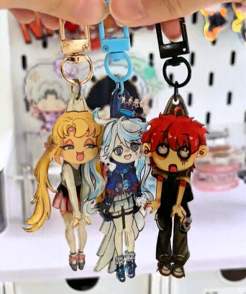 Personalized Acrylic Keychain with Photo Custom Bag Charm Gift