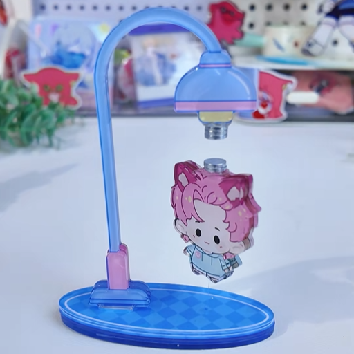 Custom Photo Acrylic Floating Cartoon Figure Display Cute Desk Decor