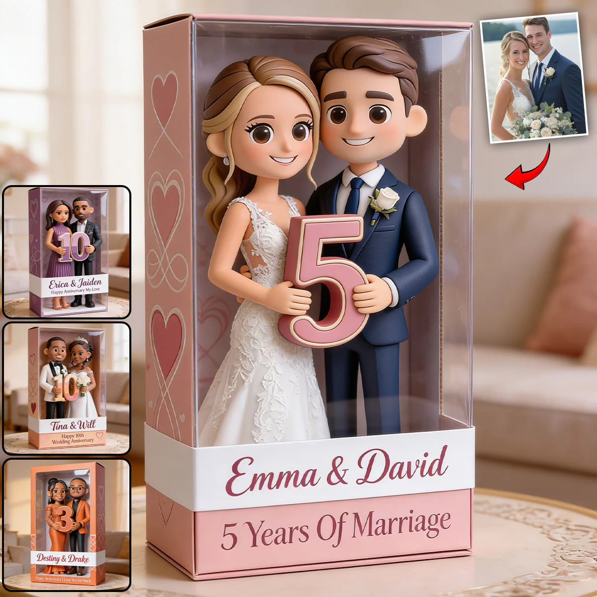 Custom Photo Acrylic Plaque Personalized Picture Display Gift Personalized Photo Memory Keepsake & Gift