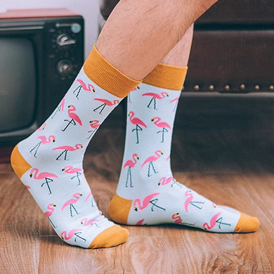 Flamingo Colorful Socks