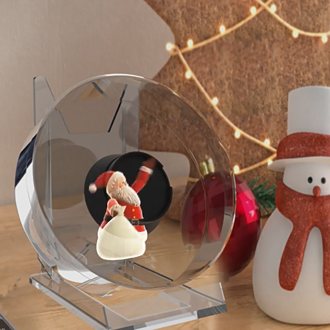 3d Holographic Fan Screen Hologram Led Fan Hd Version Naked Eye 3d Home Decor