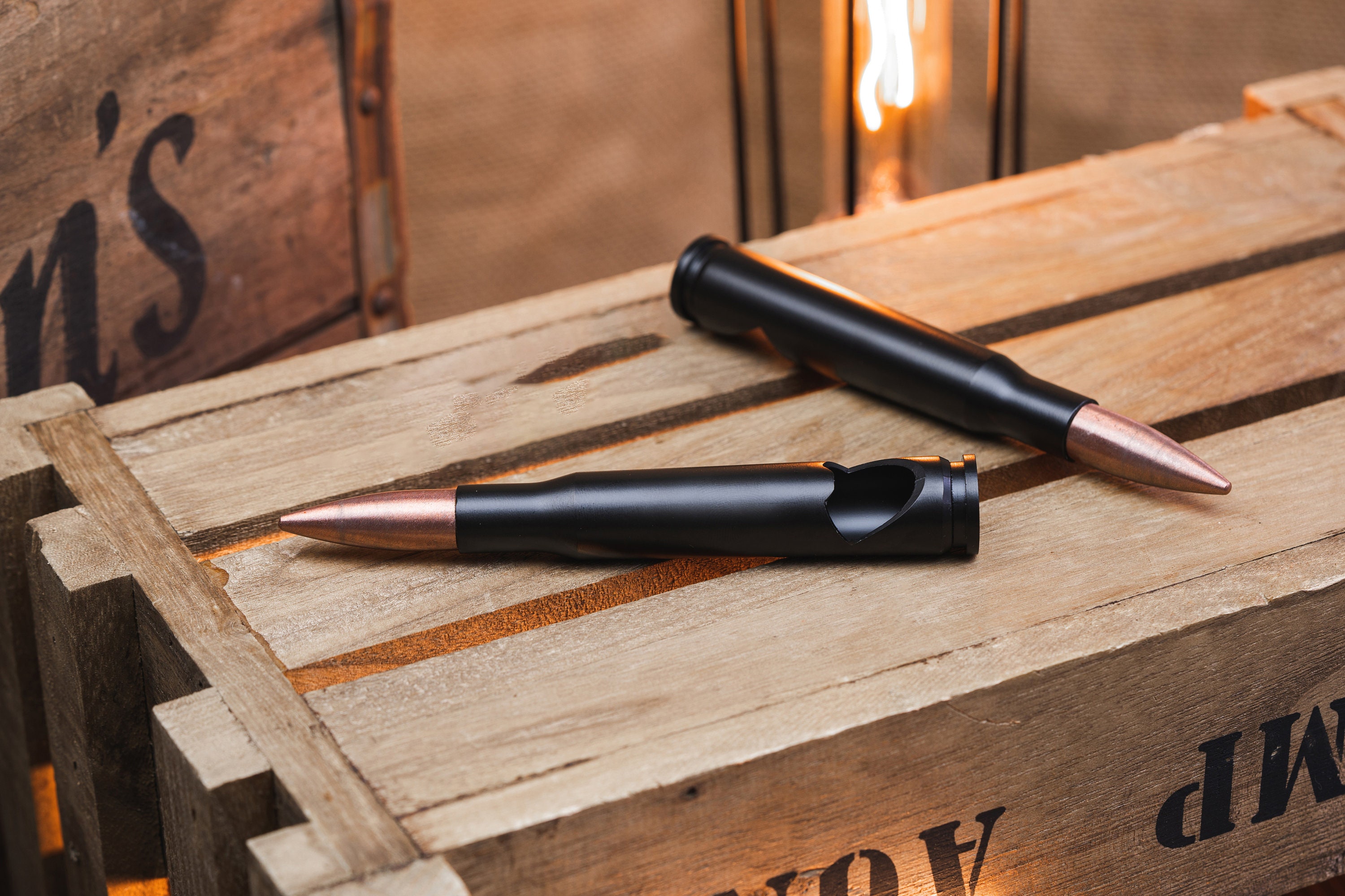 Personalized 50 Caliber Bottle Opener – Custom Engraved Bullet Gift for Men, Groomsmen & Beer Lovers