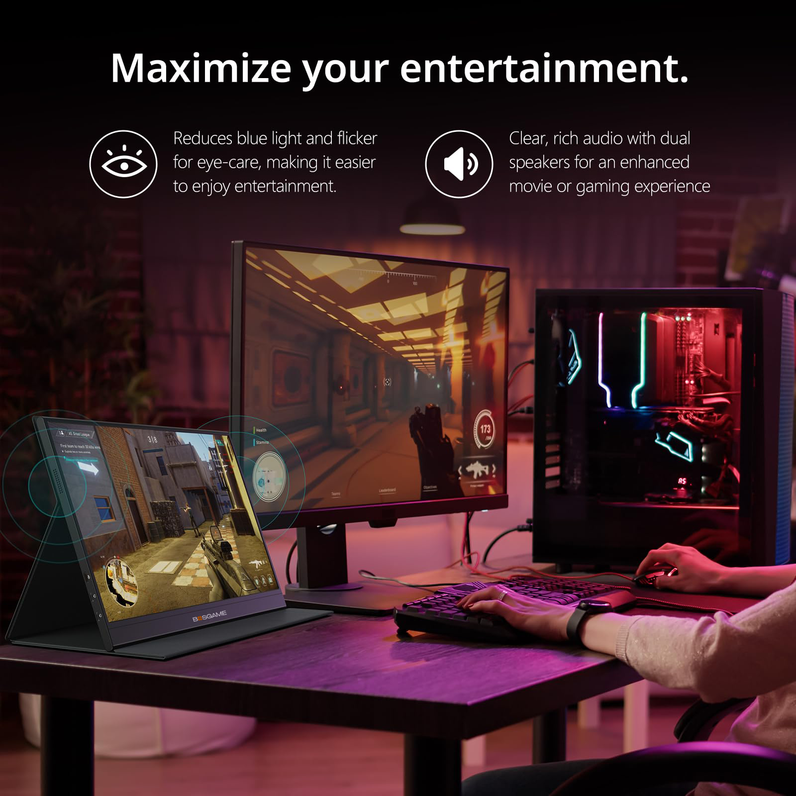 BOSGAME Protable Monitor AP5