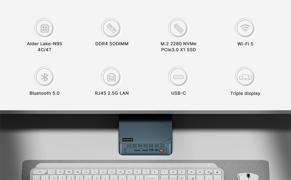 BOSGAME E3 Neo - N95 Processor