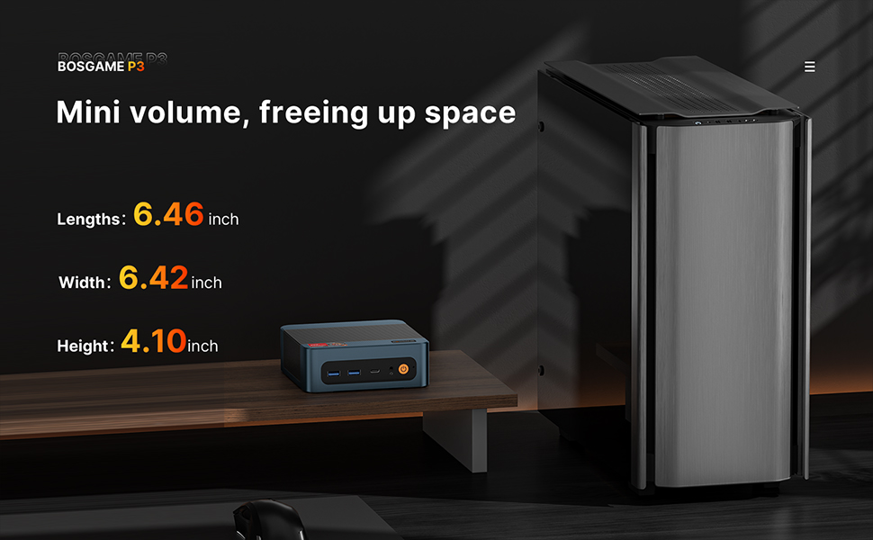 BPSGAME P3 Mix Mini PC - AMD Ryzen 5 7640HS Processor